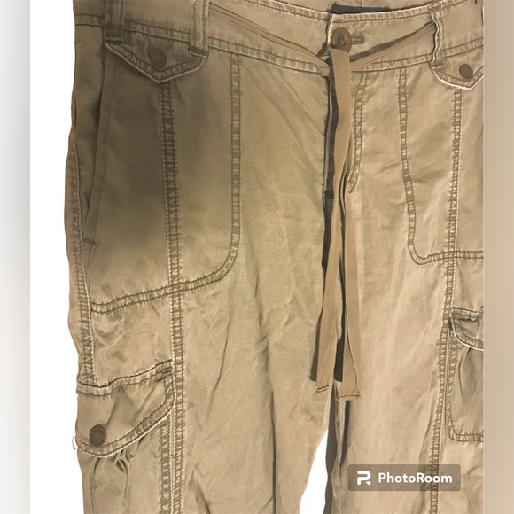 EXPRESS COTTON CARGO WITH BROCADE PANT - Picture 3 of 9